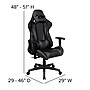 Flash Furniture X20 Ergonomic LeatherSoft Swivel Reclining Gaming Chair, Gray (CH1872301GY)~#|#~sp133542165_sc7