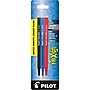 Pilot FriXion Ball Erasable Gel Pen Ink Refill, Fine Tip, Black/Blue/Red Ink, 3/Pack (77335)~#|#~sp134165636_sc7