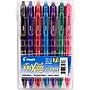 Pilot FriXion Ball Clicker Erasable Gel Pens, Fine Point, 0.7mm, Assorted Ink, 7/Pack (31472)~#|#~sp134165666_sc7