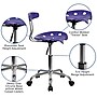 Flash Furniture Elliott Armless Plastic Swivel Task Office Chair with Tractor Seat, Vibrant Violet (LF214VIOLET)~#|#~sp134247631_sc7