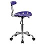 Flash Furniture Elliott Armless Plastic Swivel Task Office Chair with Tractor Seat, Vibrant Violet (LF214VIOLET)~#|#~sp134247635_sc7