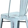 Flash Furniture Carly Contemporary Metal Slat Back Counter Stool, Distressed Green-Blue (ET353424DB)~#|#~sp134504915_sc7