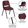 Flash Furniture HERCULES Series Plastic Shell Stack Chair, Burgundy/Black (RUTEO1BY)~#|#~sp134594397_sc7