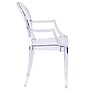 Flash Furniture Shirley Polycarbonate Ghost Chair, Transparent Crystal (FH124APCCLR)~#|#~sp134594753_sc7