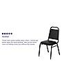 Flash Furniture HERCULES Series Vinyl Banquet Stacking Chair, Black, 4 Pack (4FDBHF2BKVYL)~#|#~sp134693656_sc7