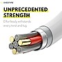 Overtime Apple MFi Certified Lighting USB 4ft Cable for iPhone/iPad/iPod Touch, White, Pack of 3 (CE14541A)~#|#~sp134771675_sc7