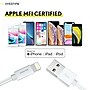 Overtime Apple MFi Certified Lighting USB 4ft Cable for iPhone/iPad/iPod Touch, White, Pack of 3 (CE14541A)~#|#~sp134771677_sc7