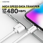 Overtime Apple MFi Certified Lighting USB 4ft Cable for iPhone/iPad/iPod Touch, White, Pack of 3 (CE14541A)~#|#~sp134771678_sc7