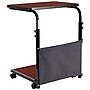 Flash Furniture Charger 24"W Rectangular Adjustable Standing Computer Desk, Mahogany (MT62881)~#|#~sp134781397_sc7