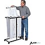 AdirOffice Blueprint Metal Mobile File Cart with Lockable Wheels, Black (614-BLK)~#|#~sp134865092_sc7