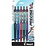 Pilot Precise V5 RT Deco Collection Retractable Rollerball Pens, Extra Fine Point, Assorted Ink, 5/Pack (41980)~#|#~sp135695465_sc7