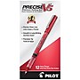 Pilot Precise V5 Rollerball Pens, Extra Fine Point, Red Ink, Dozen (35336)~#|#~sp135695615_sc7