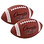 Champion Sports Junior Size Rubber Football, Brown, Pack of 2 (CHSRFB3-2)~#|#~sp136095455_sc7