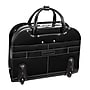 McKlein W Series Leather Briefcase, Laptop Compatible, Rolling, Black (96185A)~#|#~sp136103165_sc7