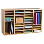 AdirOffice 36-Compartment Literature Organizer, 11.8" x 39.3", Medium Oak (500-36-MEO)~#|#~304EA69D-7EBF-4C4E-B7791B4CF36367B3_sc7