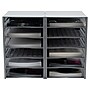 Advantus Snap Configurable Tray System, Gray, 12/Pack (39412)~#|#~sp136642198_sc7