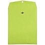 JAM Paper 10 x 13 Open End Catalog Colored Envelopes with Clasp Closure, Ultra Lime Green, 100/Pack (V0128186)~#|#~sp136742278_sc7