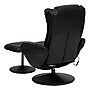 Flash Furniture Leather Massaging Recliner with Leather Wrapped Base, Black~#|#~sp137082260_sc7