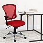 Flash Furniture Alfred Ergonomic Mesh Swivel Mid-Back Task Office Chair, Red (H8369FRED)~#|#~sp137082339_sc7