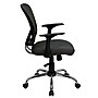Flash Furniture Alfred Ergonomic Mesh Swivel Mid-Back Task Office Chair, Dark Gray (H8369FDKGY)~#|#~sp137082430_sc7