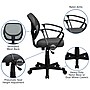Flash Furniture Neri Ergonomic Mesh Swivel Low Back Task Office Chair, Gray (WA3074GYARM)~#|#~sp137082936_sc7
