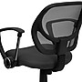 Flash Furniture Neri Ergonomic Mesh Swivel Low Back Task Office Chair, Gray (WA3074GYARM)~#|#~sp137082939_sc7
