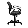 Flash Furniture Neri Ergonomic Mesh Swivel Low Back Task Office Chair, Gray (WA3074GYARM)~#|#~sp137082940_sc7