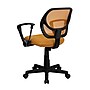 Flash Furniture Fabric Mid-Back Task Chair with Capped Arm, Orange~#|#~sp137082994_sc7
