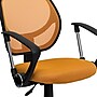 Flash Furniture Fabric Mid-Back Task Chair with Capped Arm, Orange~#|#~sp137082995_sc7