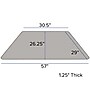 Flash Furniture Wren Trapezoid Activity Table, 29" x 57", Height Adjustable, Gray (XUA3060TRAPGYTP)~#|#~sp137083299_sc7