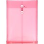 JAM Paper Plastic Document File, Legal, Pink, 12/Pack (119B1PI)~#|#~sp137084247_sc7