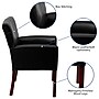 Flash Furniture Executive Leather Reception Chair, Black (BT353BKLEA)~#|#~sp137084604_sc7