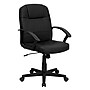 Flash Furniture Mid Back Leather Executive Swivel Office Chair, Black (BT8075BK)~#|#~sp137085038_sc7