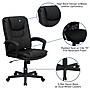 Flash Furniture Mid Back Leather Executive Swivel Office Chair, Black (BT8075BK)~#|#~sp137085054_sc7
