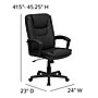 Flash Furniture Mid Back Leather Executive Swivel Office Chair, Black (BT8075BK)~#|#~sp137085056_sc7