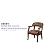 Flash Furniture Bomber Mid Back Luxurious Conference Chair With Casters, Jacket Brown~#|#~sp137085157_sc7