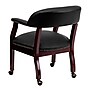 Flash Furniture Leather Conference Chair, Black (BZ100LFBKLEA)~#|#~sp137085168_sc7