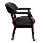 Flash Furniture Leather Conference Chair, Black (BZ100LFBKLEA)~#|#~sp137085173_sc7