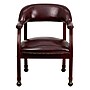 Flash Furniture Vinyl Mid Back Luxurious Conference Chair With Casters, Oxblood~#|#~sp137085182_sc7