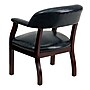 Flash Furniture Vinyl Mid Back Luxurious Conference Chair, Navy~#|#~sp137085213_sc7
