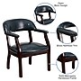 Flash Furniture Vinyl Mid Back Luxurious Conference Chair, Navy~#|#~sp137085271_sc7