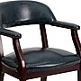 Flash Furniture Vinyl Mid Back Luxurious Conference Chair, Navy~#|#~sp137085273_sc7