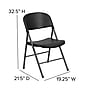 Flash Furniture HERCULES™ Plastic Armless Folding Chair, Black, 6/Pack~#|#~sp137085290_sc7