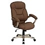 Flash Furniture Jessie Ergonomic Microfiber Swivel High Back Executive Office Chair, Brown (GO725BN)~#|#~sp137085957_sc7
