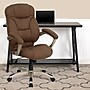 Flash Furniture Jessie Ergonomic Microfiber Swivel High Back Executive Office Chair, Brown (GO725BN)~#|#~sp137085959_sc7