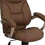 Flash Furniture Jessie Ergonomic Microfiber Swivel High Back Executive Office Chair, Brown (GO725BN)~#|#~sp137085966_sc7