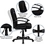 Flash Furniture Garver Fabric Swivel Executive Chair, Black (GOST6BKFAB)~#|#~sp137086163_sc7