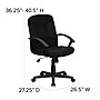 Flash Furniture Garver Fabric Swivel Executive Chair, Black (GOST6BKFAB)~#|#~sp137086165_sc7