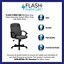 Flash Furniture Garver Fabric Swivel Mid-Back Executive Office Chair, Gray (GOST6GYFAB)~#|#~sp137086185_sc7
