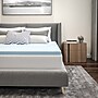 Flash Furniture Capri Comfortable Sleep King Size Cooling Gel Memory Foam Mattress Topper, Blue, 75.5" x 81" x 2" (MRM352K)~#|#~sp137086351_sc7